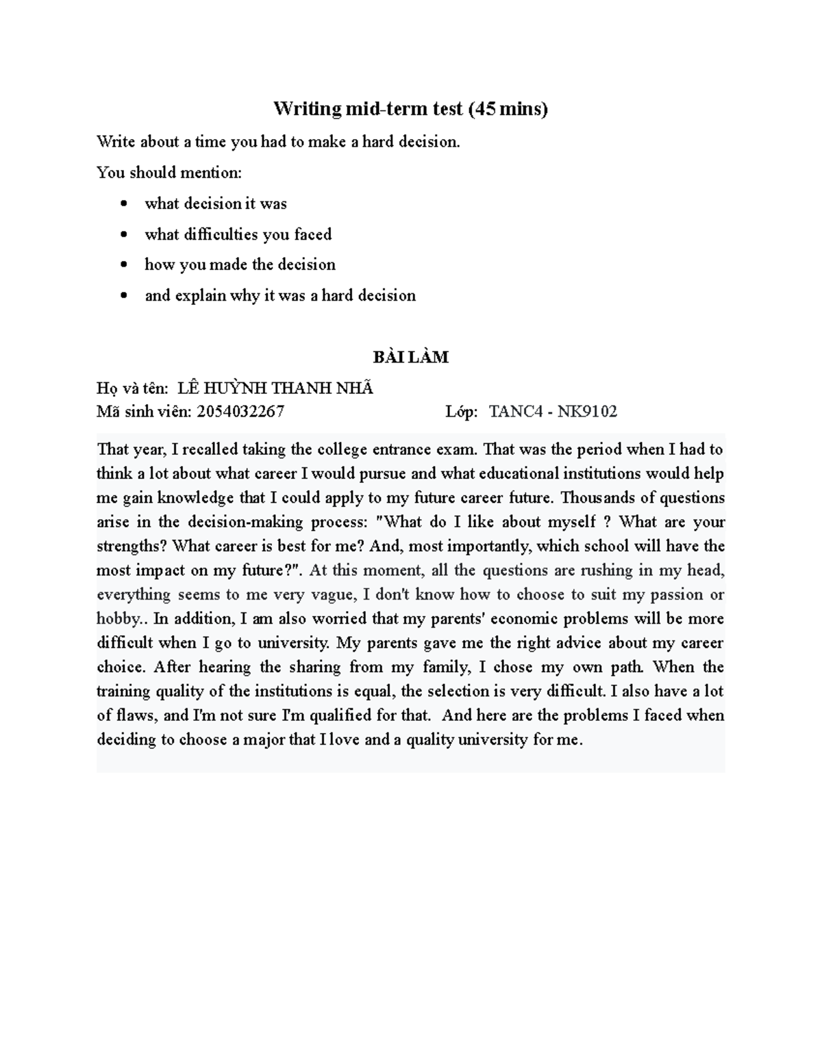 vi-t-make-a-hard-decision-writing-mid-term-test-45-mins-write-about