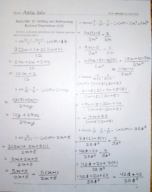 RQ 3 - Reading Questions Homework - Math-006: RQ-Polynomials ...