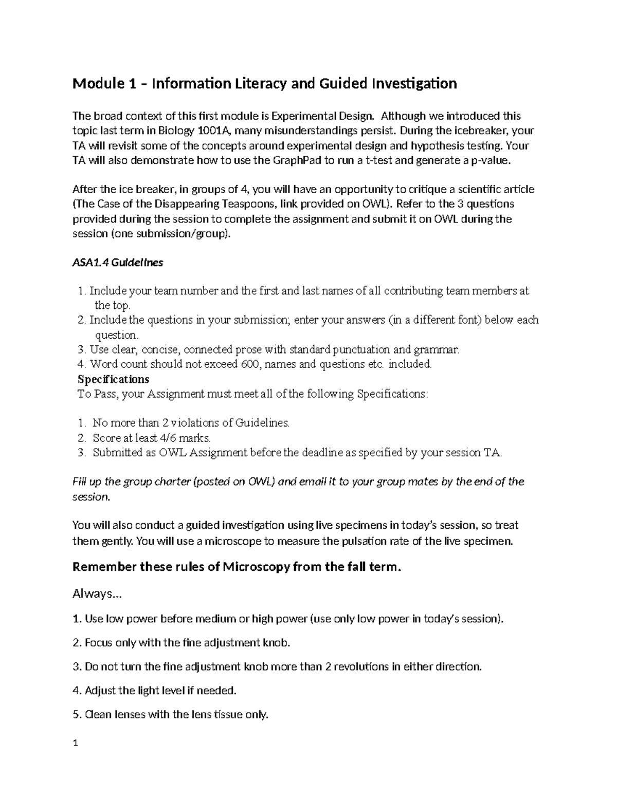 Module+1+Information+Literacy+and+Guided+Investigation - Module 1 ...