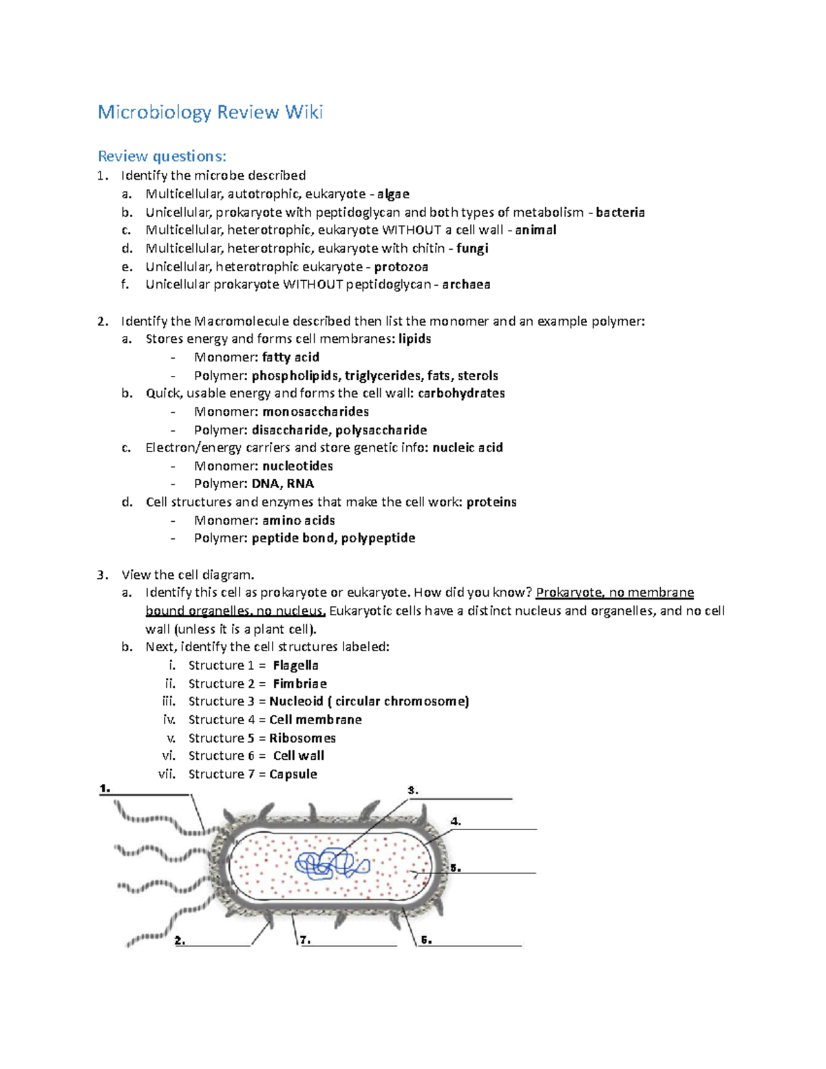 BIO 275 Review Wiki - Microbiology Review Wiki Review Questions ...