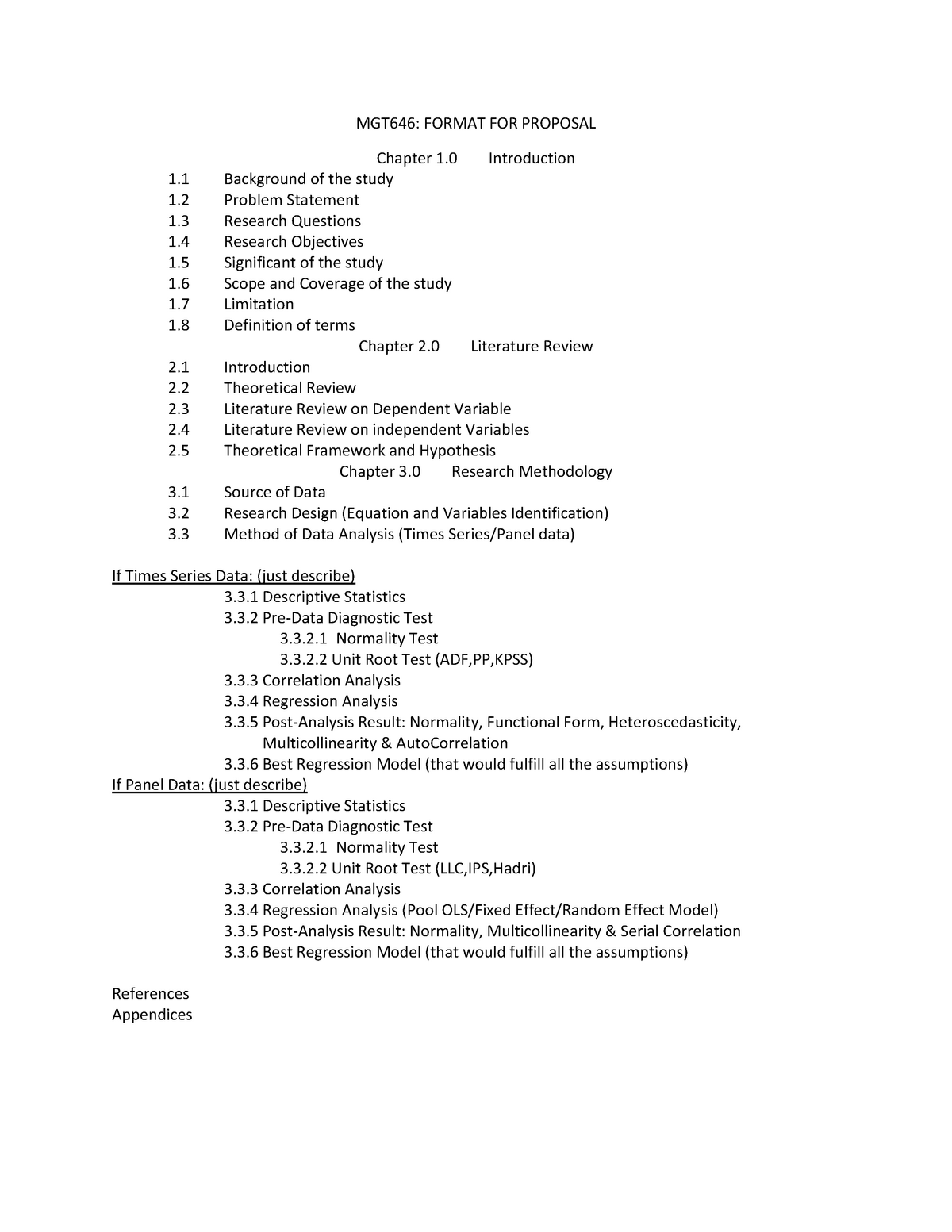 mgt646 research proposal