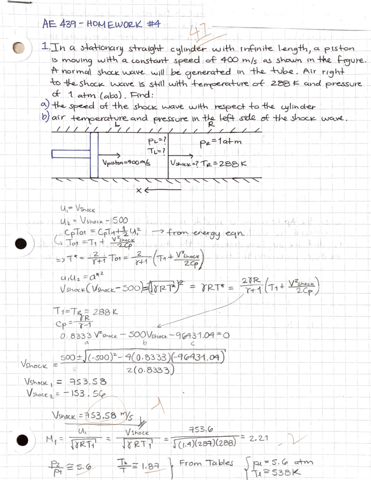 Aerodynamics II HW4 - Homework problems to study for exams - A E 439 ...