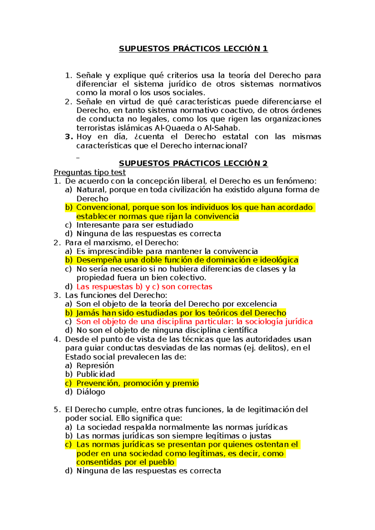 Pr Cticas Practica T Y Teor A I Supuestos Pr Cticos Lecci N Se Ale Y Explique