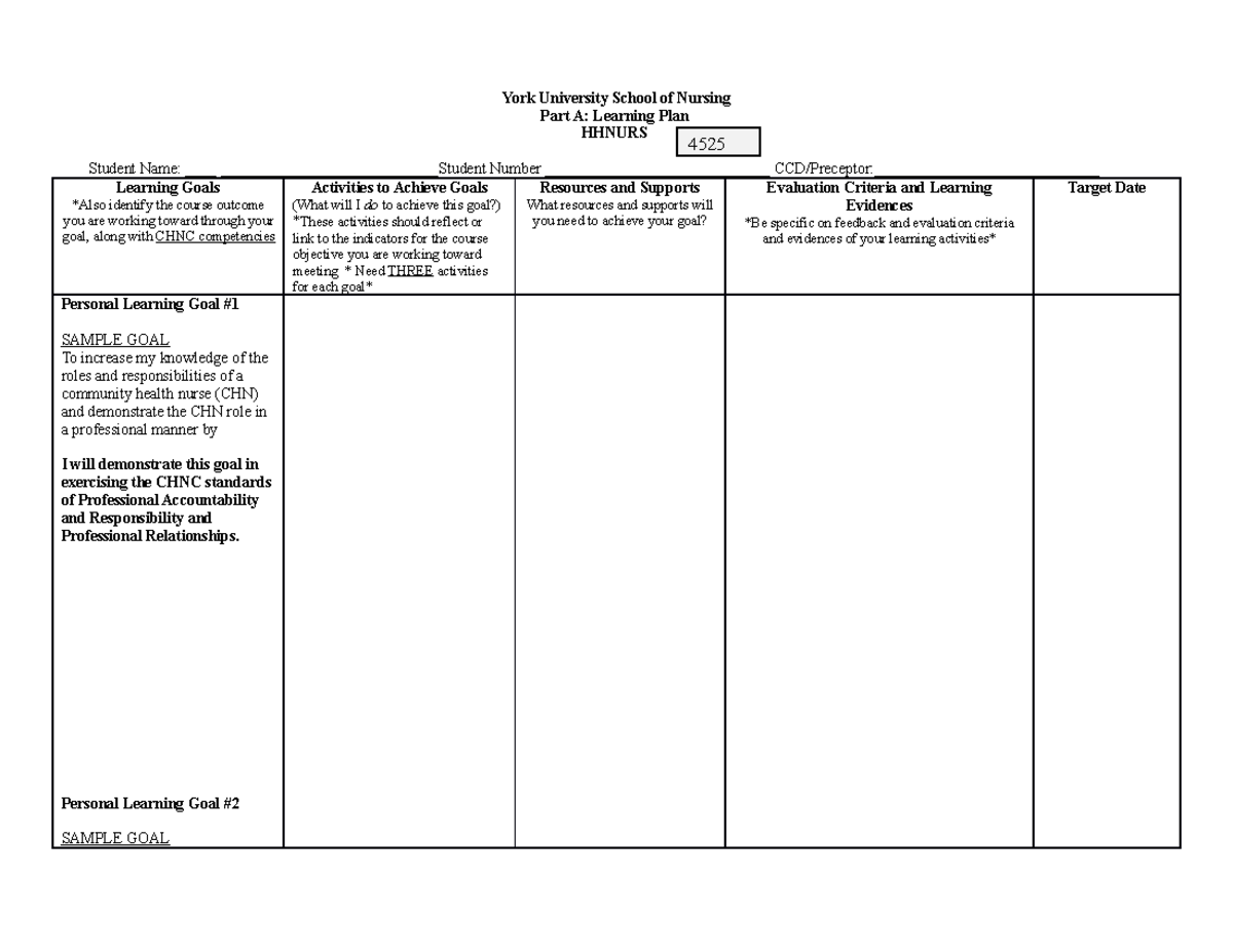 Sample Learning Plan Template (2) (2)-Karen - York University School of ...