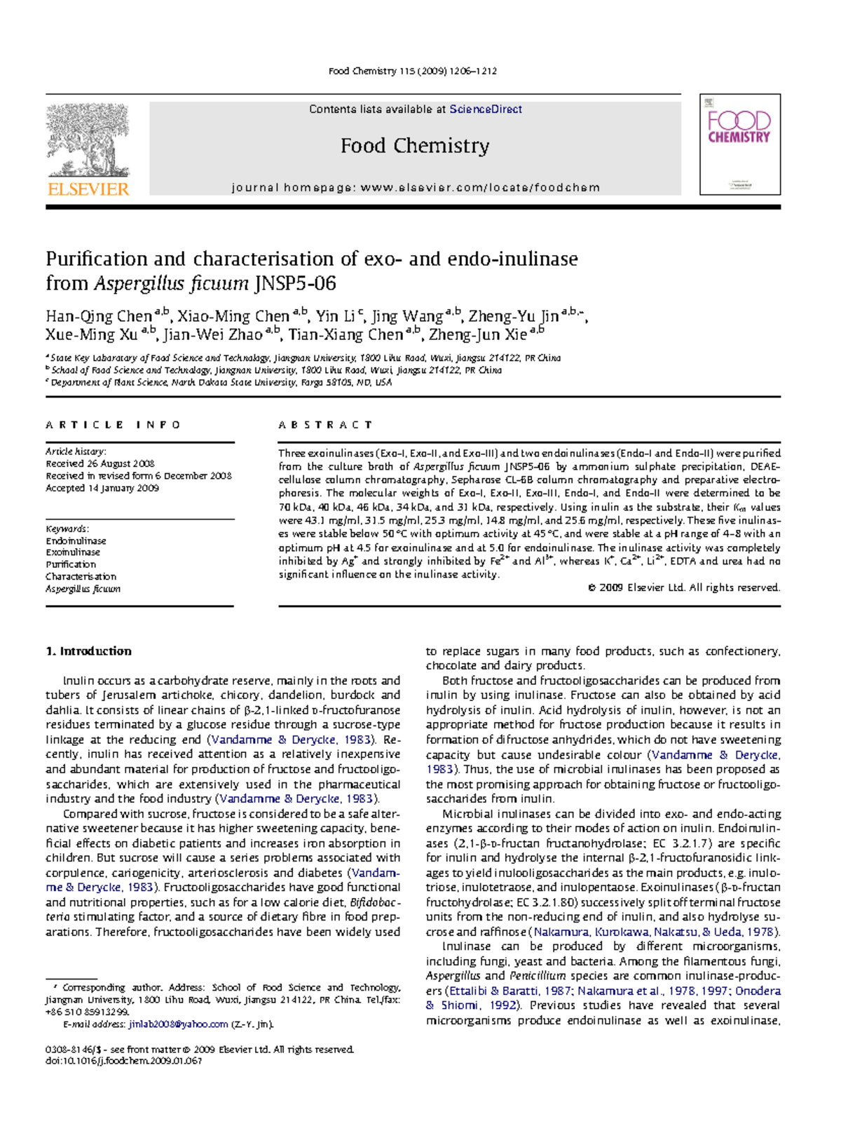 2010 - ciencias y Biotecnología - Purification and characterisation of ...