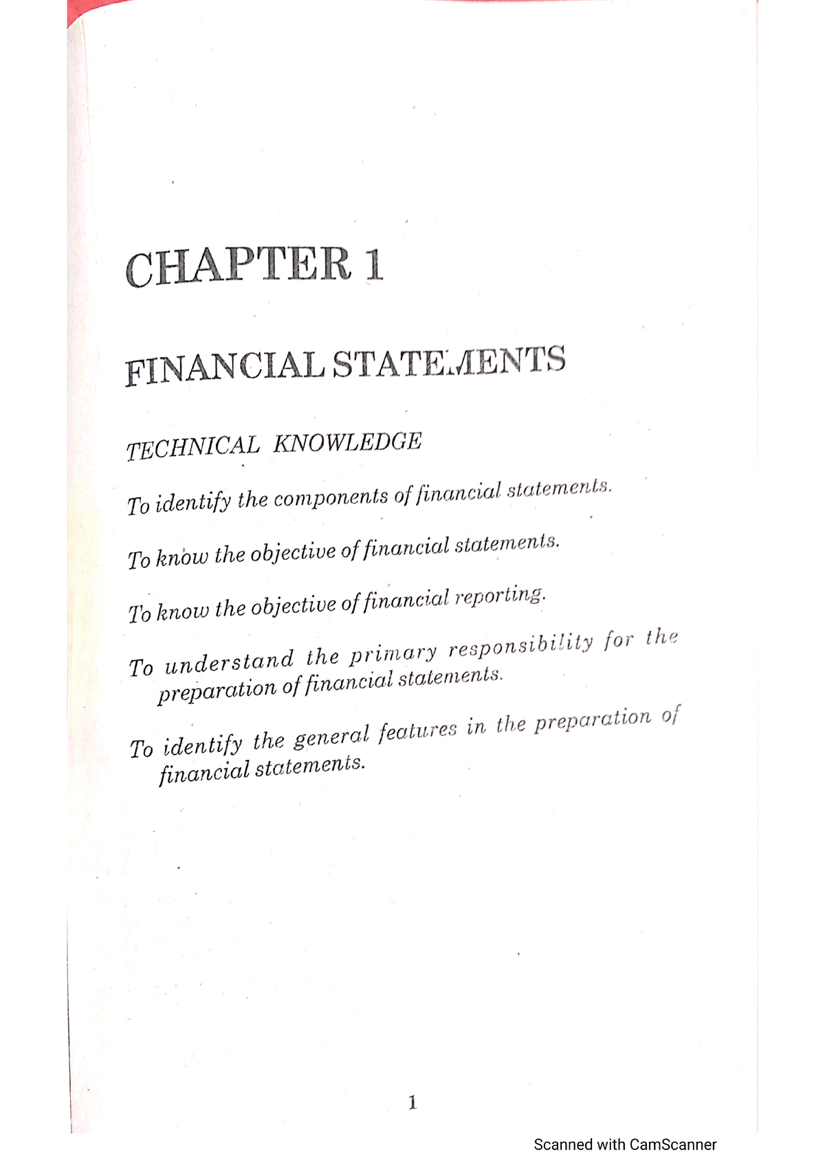 C1 Financial Statements - Agriculture - Studocu