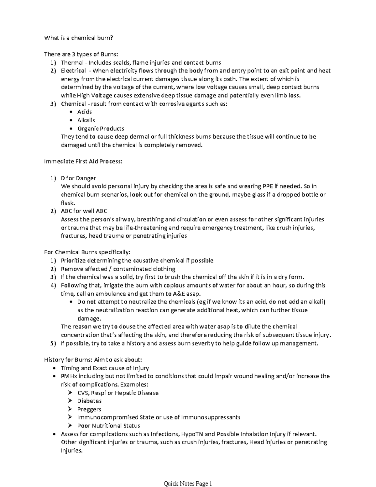 Chemical Burns First Aid Management What Is A Chemical Burn There