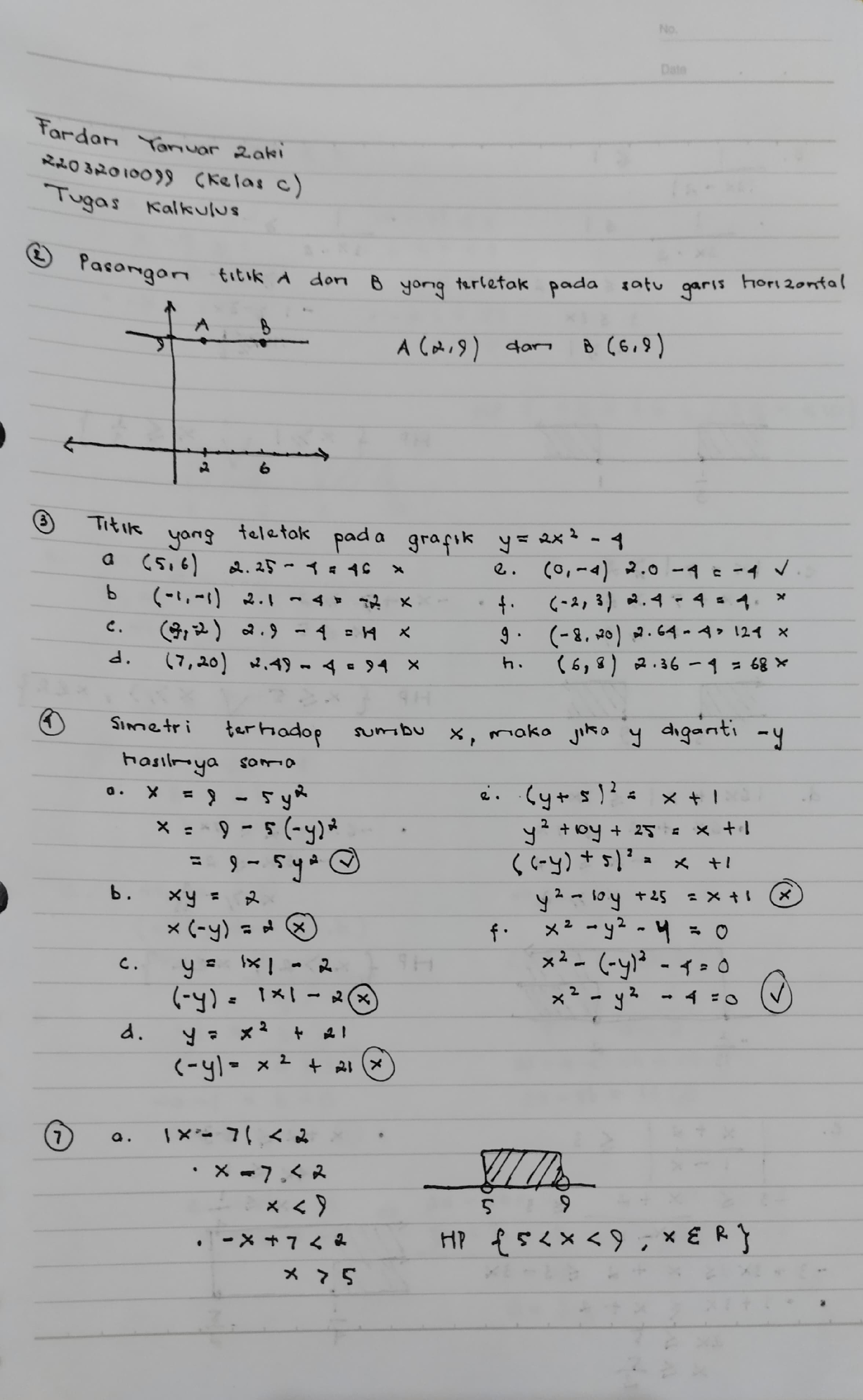 Tugas Kalkulus [ Practice Materials ] A - Date Tardar Onuor 2ak RO 32O ...