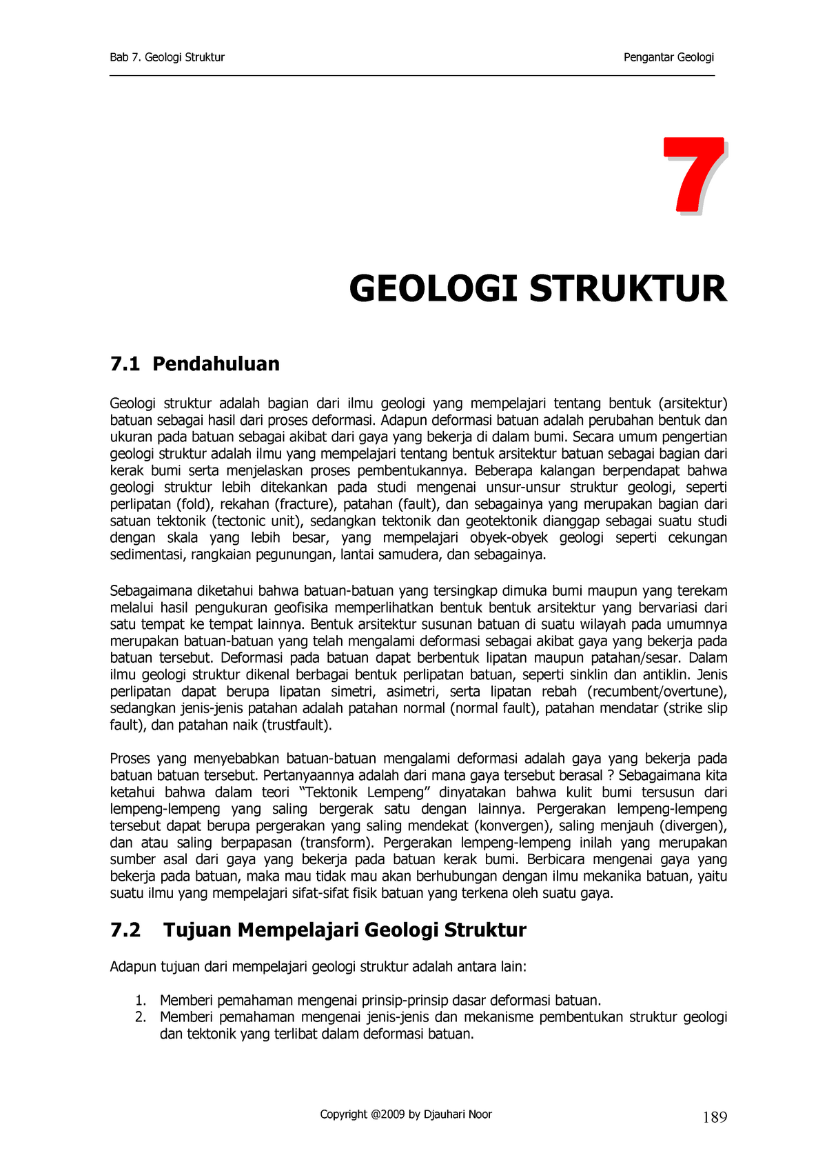 1. Geologi-struktur - Geologi Struktur - - Studocu