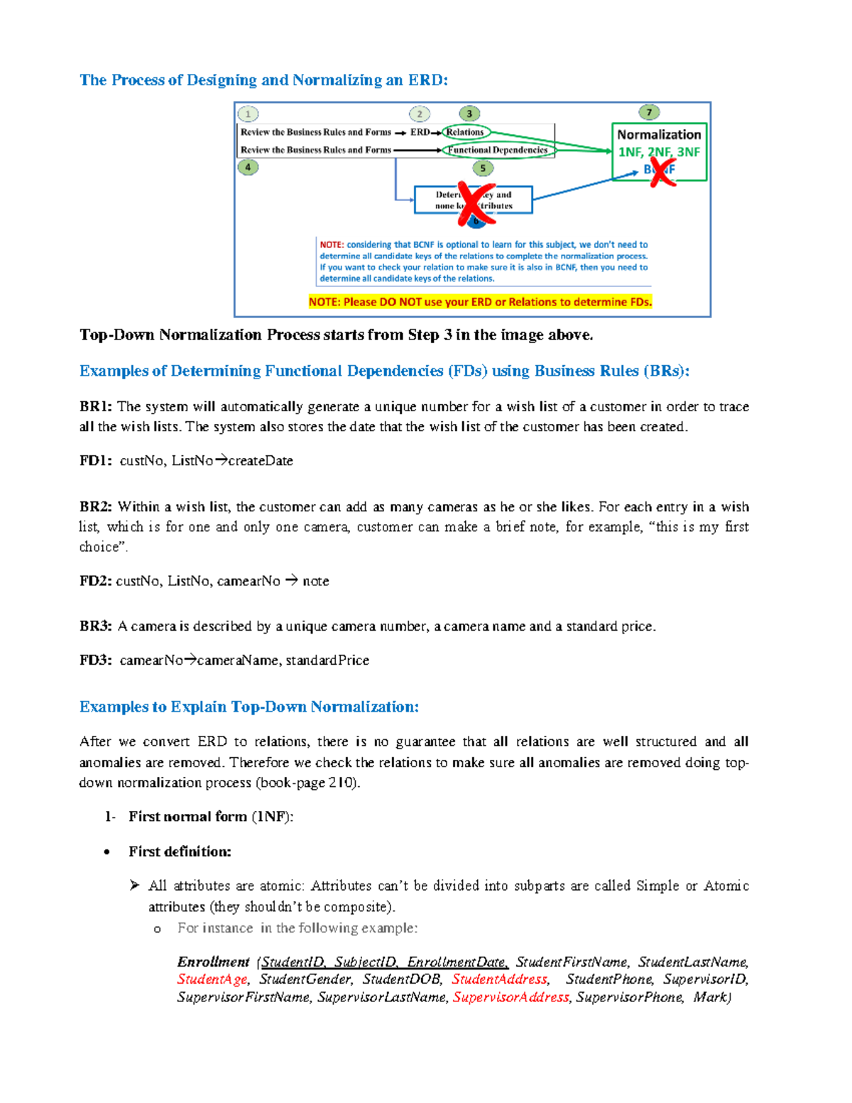 Normalization-Step-by-Step (A2020) - The Process of Designing and ...
