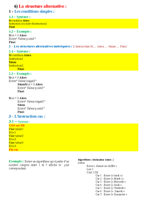 Examen Programmation I SMI-S3 Normale 2015-2016 - Studocu