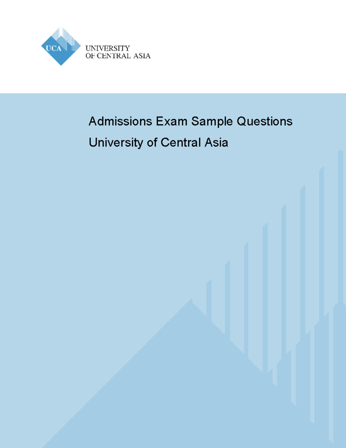 Webucasampletestquestions - Admissions Exam Sample Questions University ...