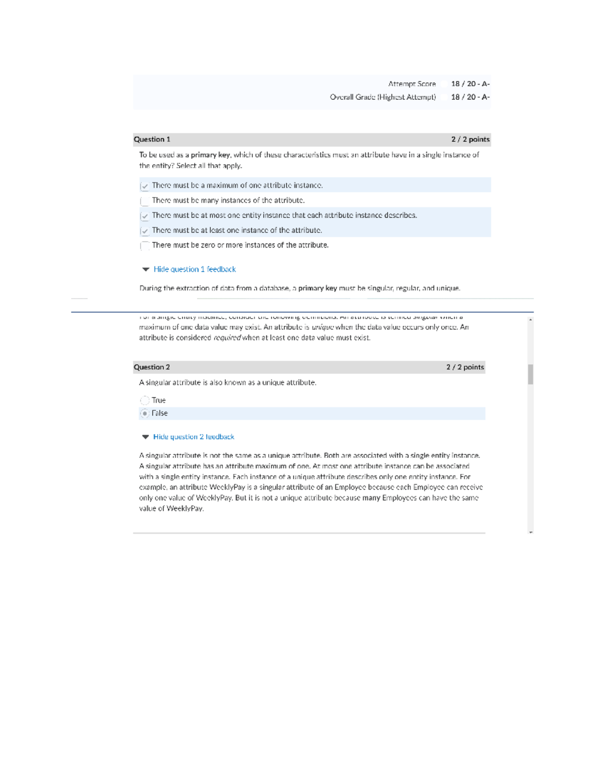 DAD 220 4-1 Quiz - None - DAD-220 - Studocu