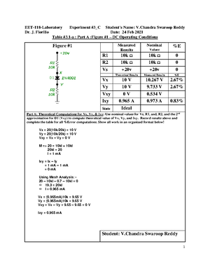 Lab 9 Report PDF - EET113 Lab Exp #9 with full step by step procedure ...