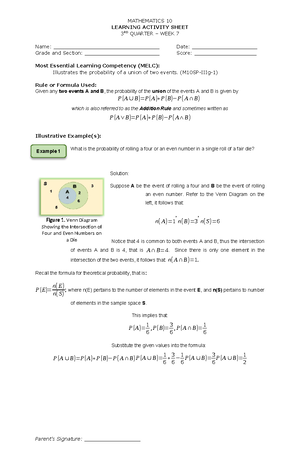 Performance Task with Rubrics Q2LAS13-16 - PERFORMANCE TASK (MELC 13-16 ...