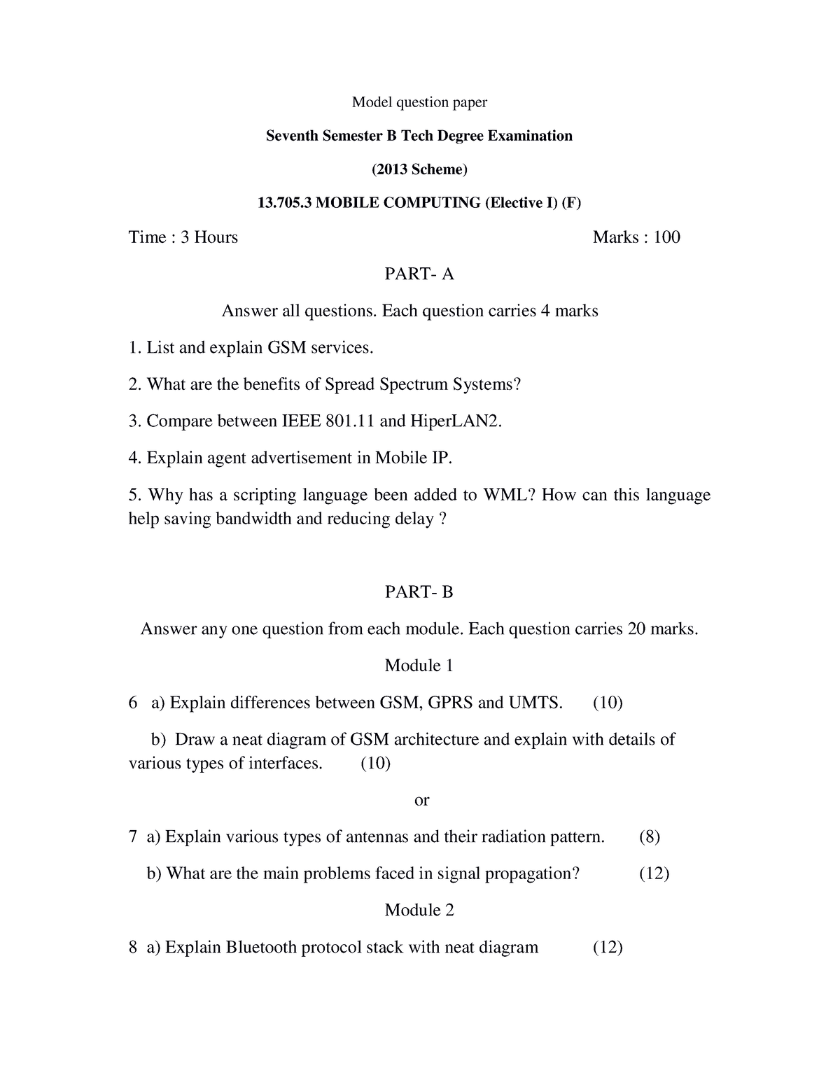 mobile computing assignment questions