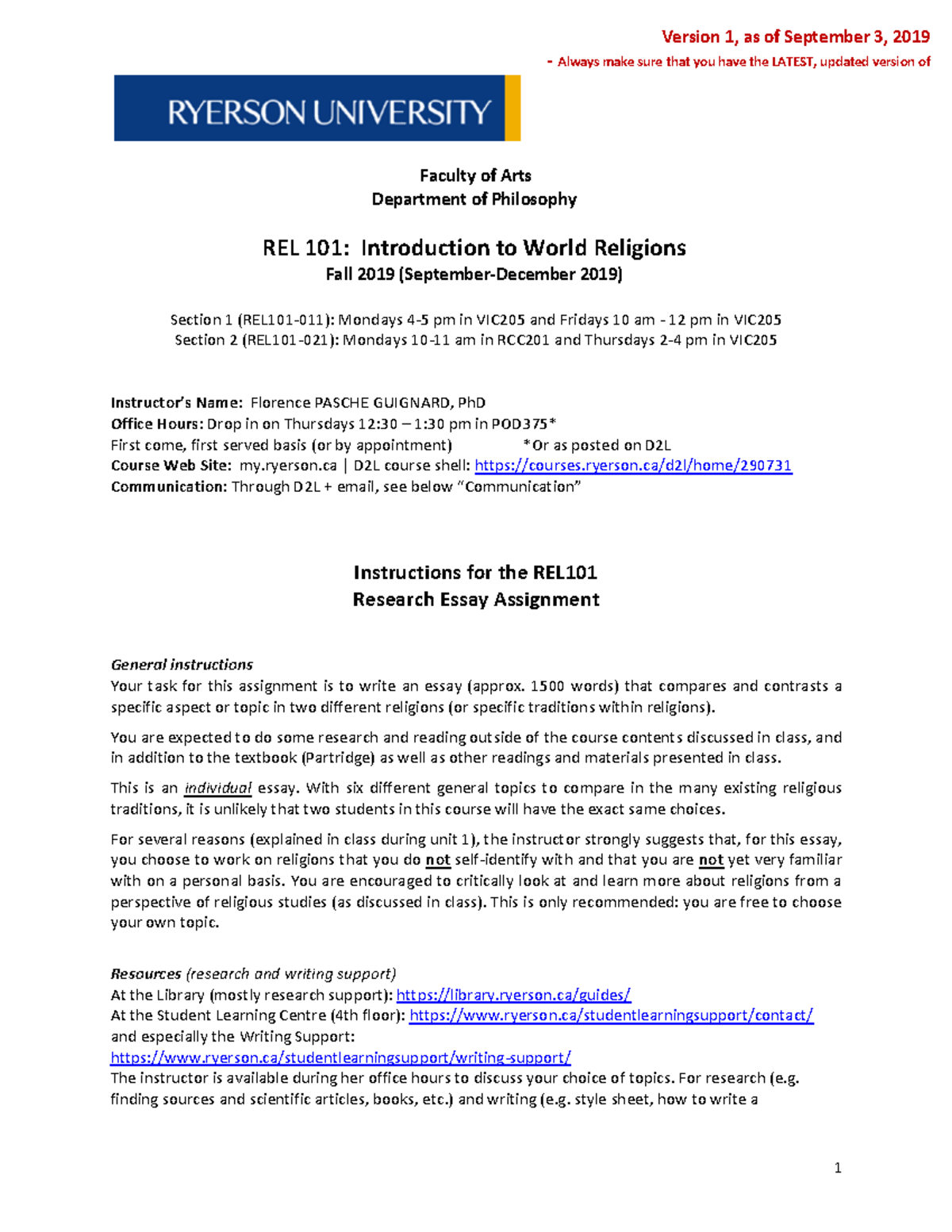 Buddhism 101 essay image