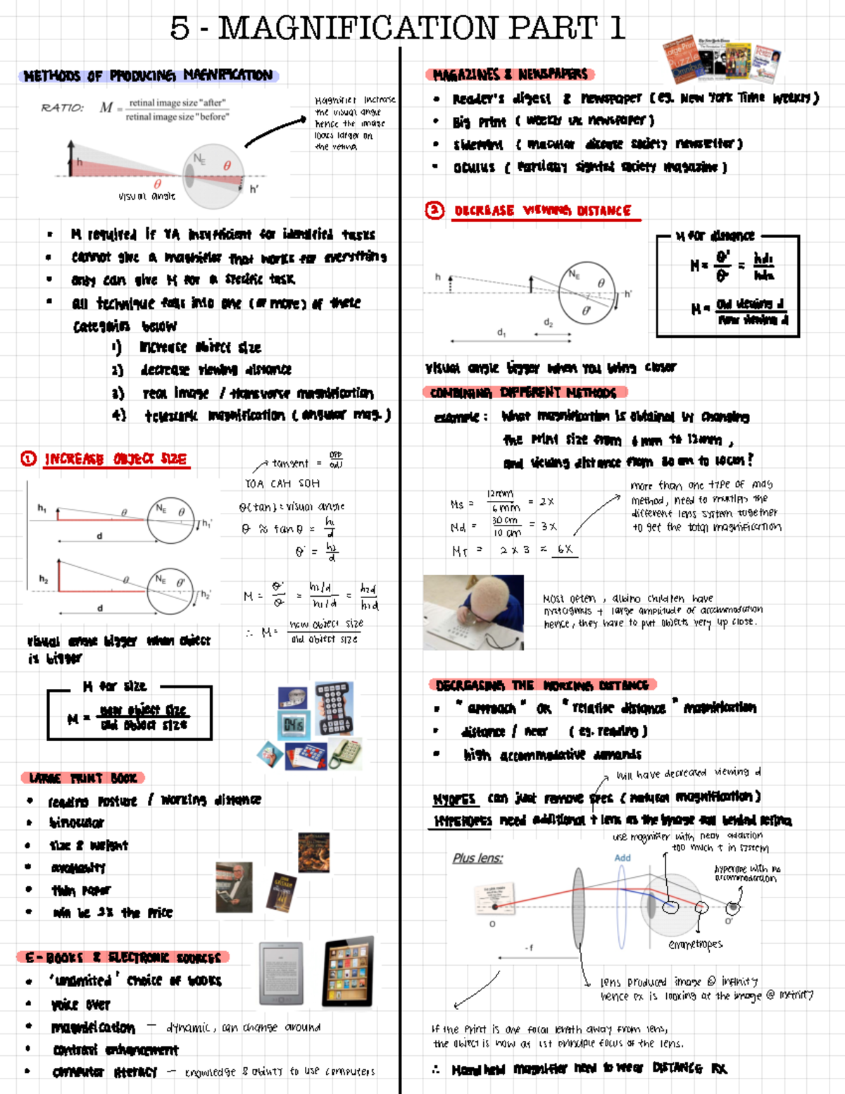 5 - Magnification Part 1 - MHB524243 - Studocu