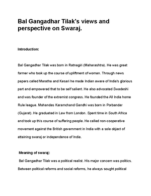 Distinctive Features Of Indian Political Thought - Distinctive Features ...