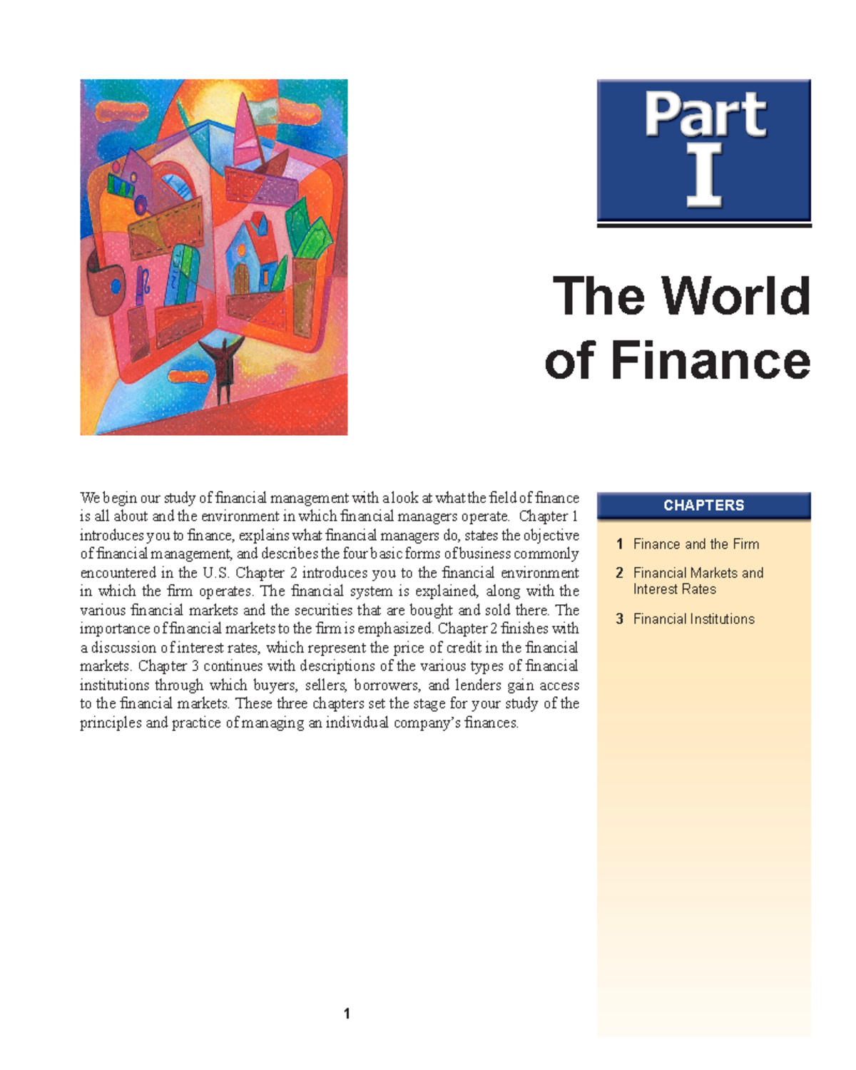 Chapter 1 - Lecture Notes 1 - Principles Of Finance - Studocu