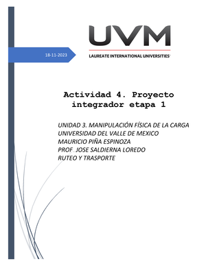 Actividad 7 Materia Ruteo Y Transporte - RUTEO Y TRANSPORTE UNIDAD 6 ...