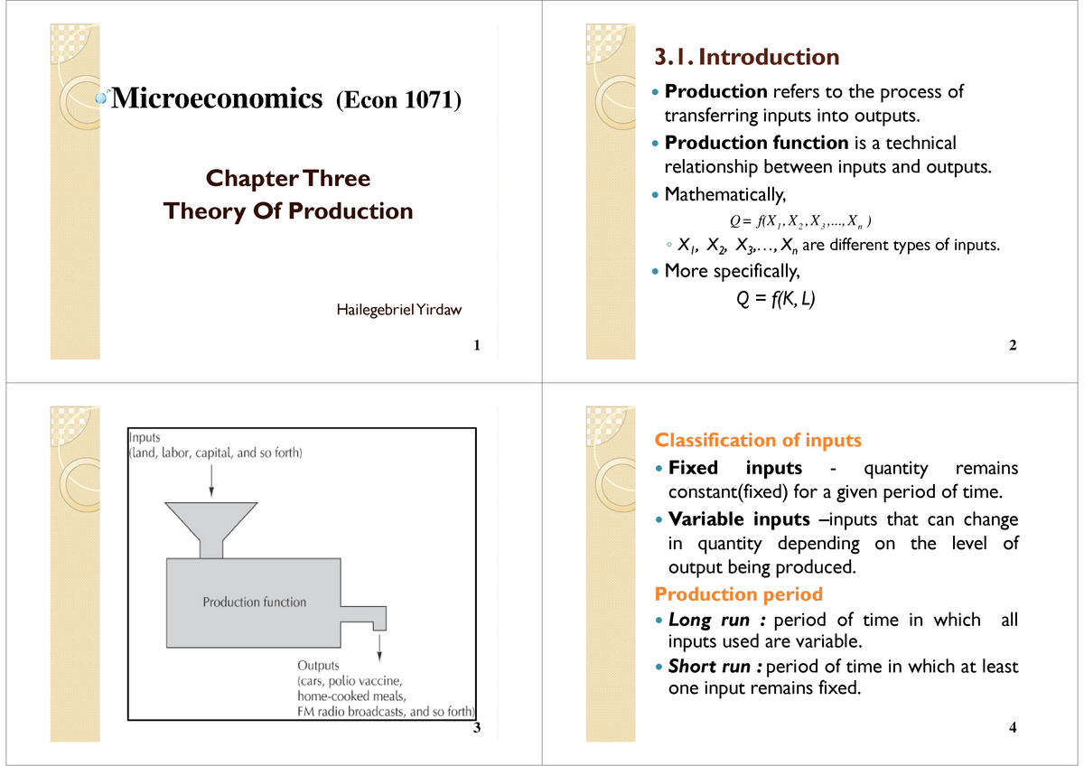 Micro Economics Chapter 3 - MicroeconomicsMicroeconomics ((Econ Econ ...