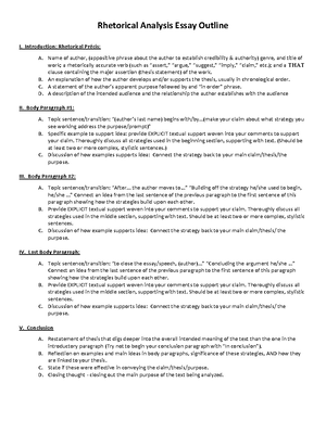 rhetorical analysis essay worksheet