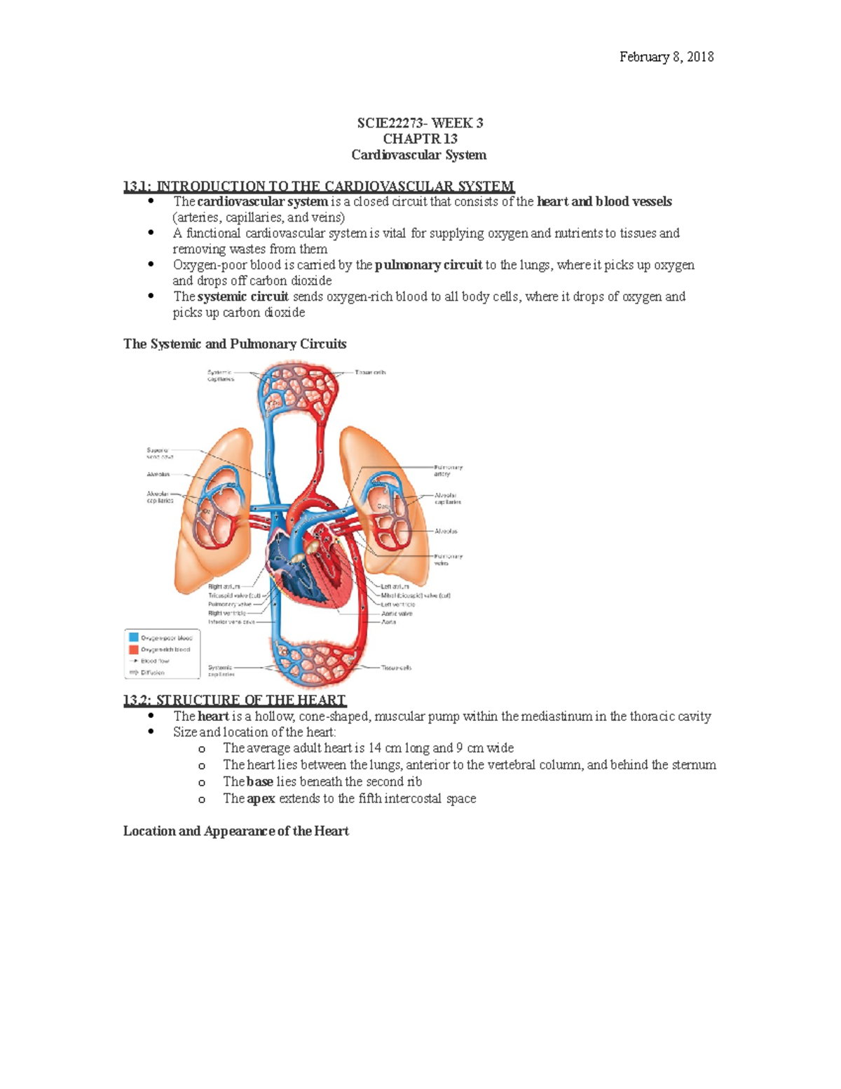 SCIE22273- WEEK 3 - Lecture notes 3 - SCIE22273- WEEK 3 CHAPTR 13 ...