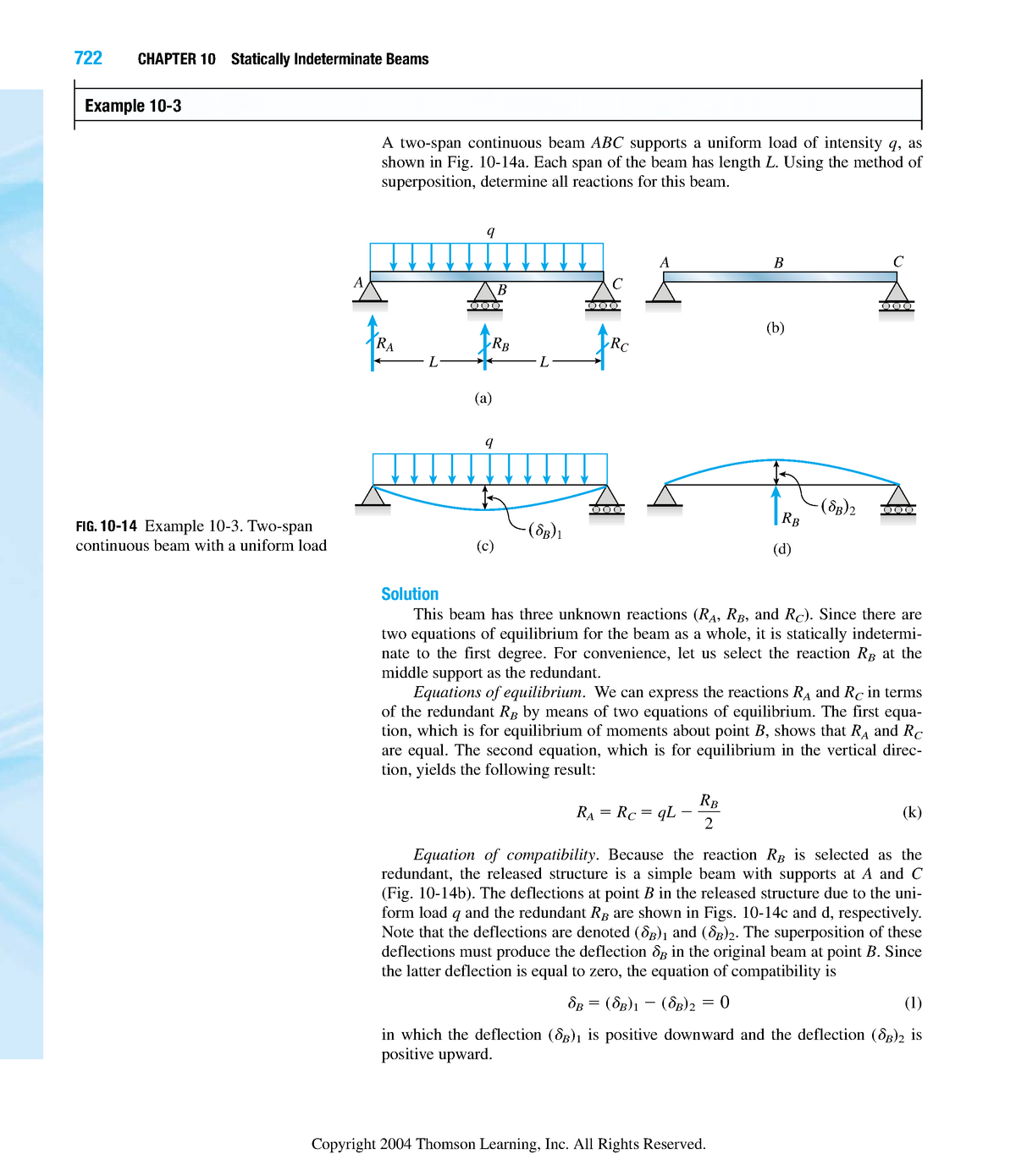 Den5102 Psc Week 5 Solutions - A Two-span Continuous Beam Abc Supports 