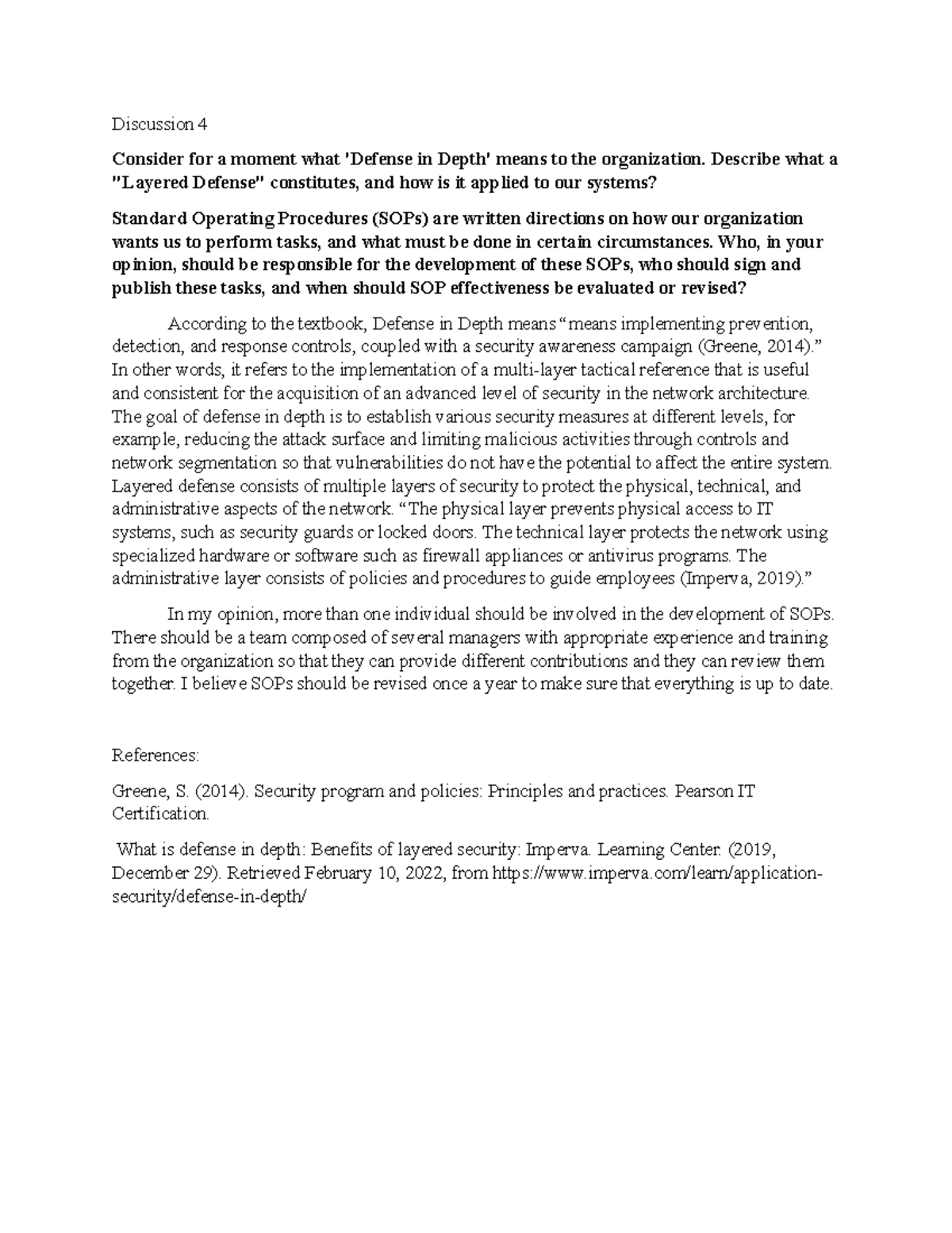 Discussion 4 COM 470 - Chapter 7 - Case Study: Physical Access Social ...