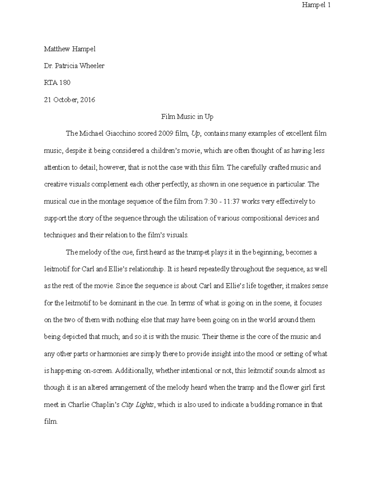 Film music analysis essay image