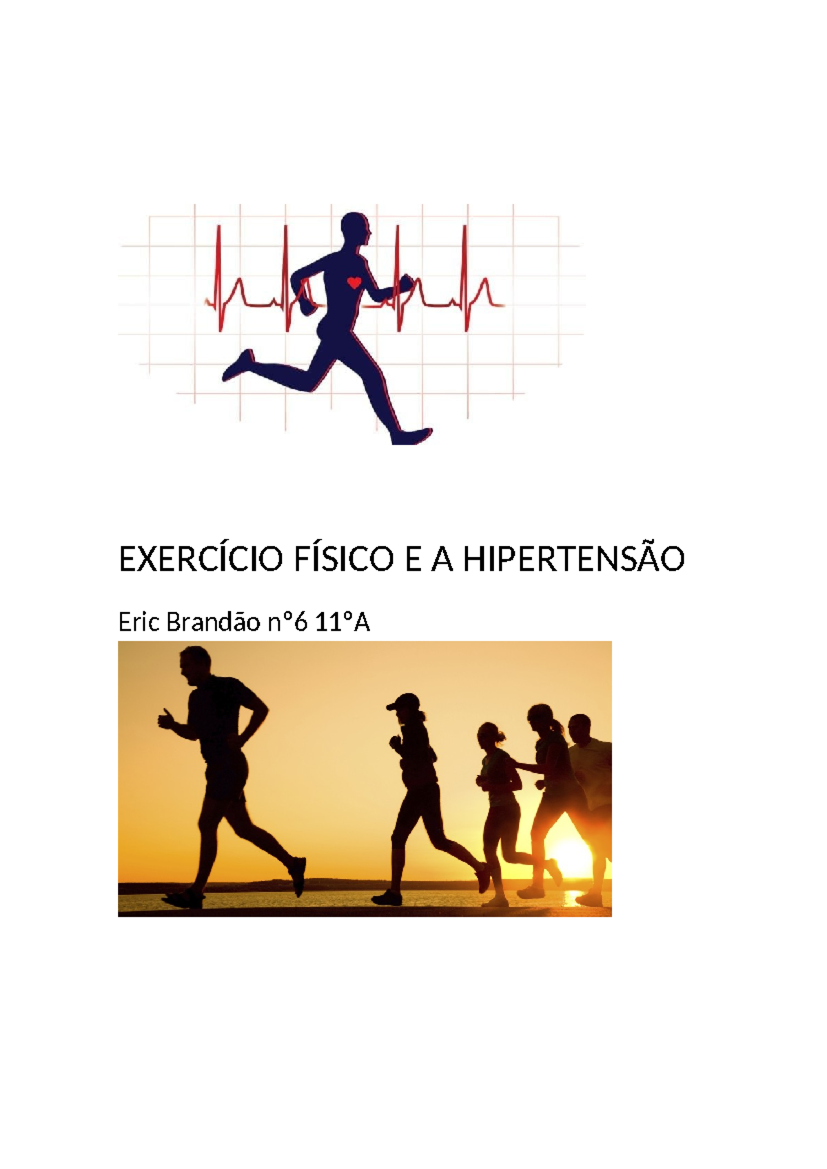 Trabalho Ef Hipertensao ExercÍcio FÍsico E A HipertensÃo Eric Brandão