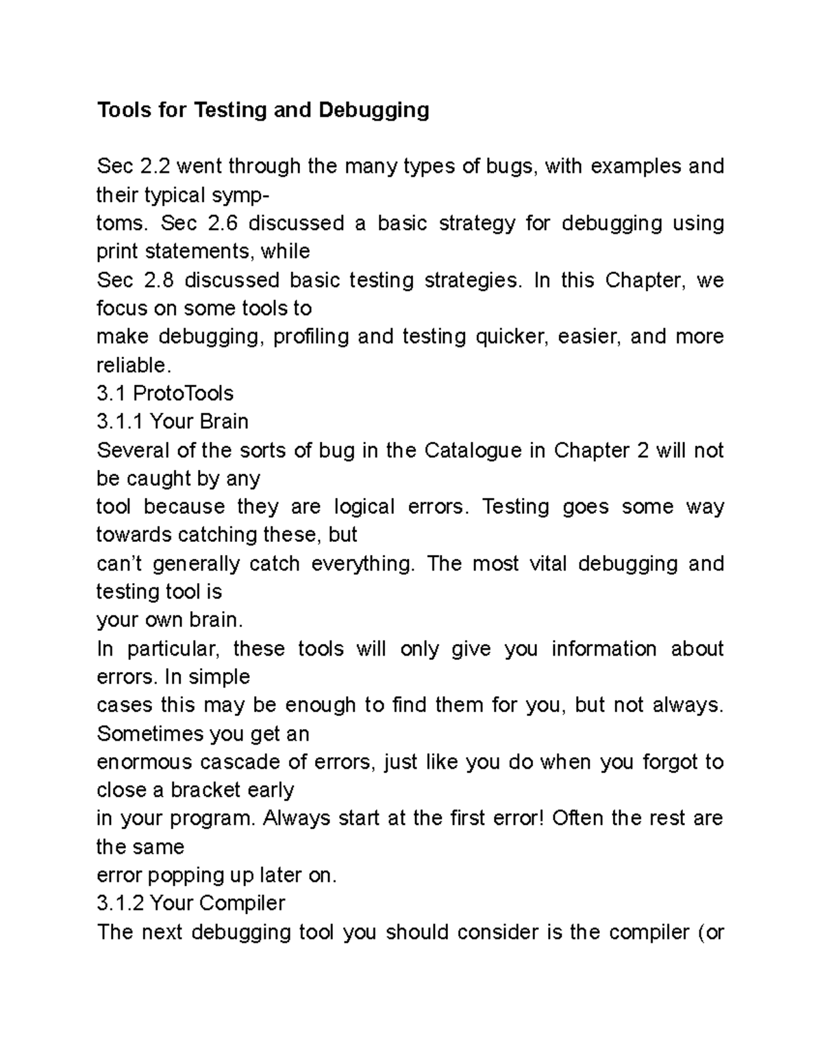 Tools for Testing and Debugging (software development) - Tools for ...