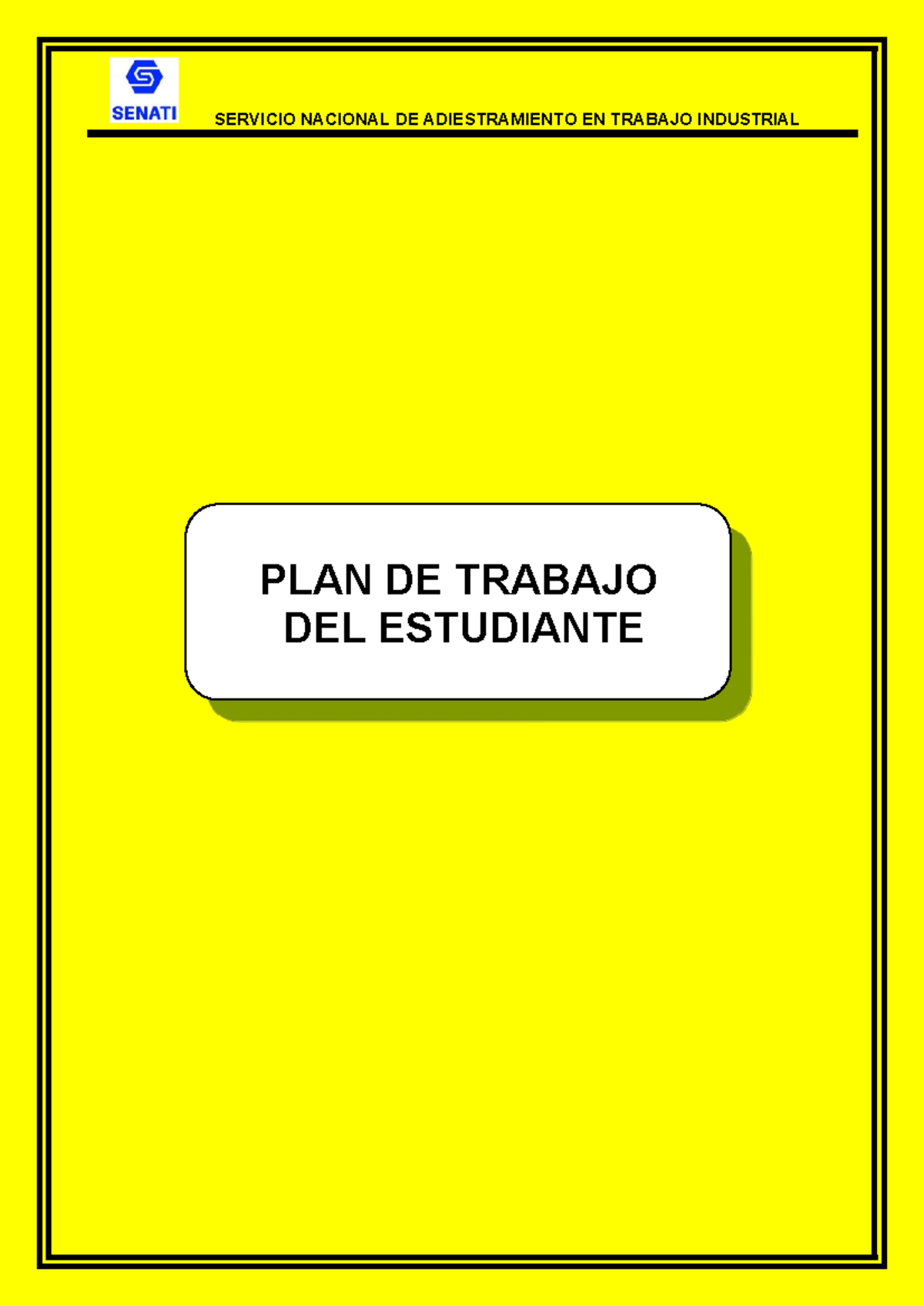 TR1 Proceso DE Compras - PLAN DE TRABAJO DEL ESTUDIANTE SERVICIO ...