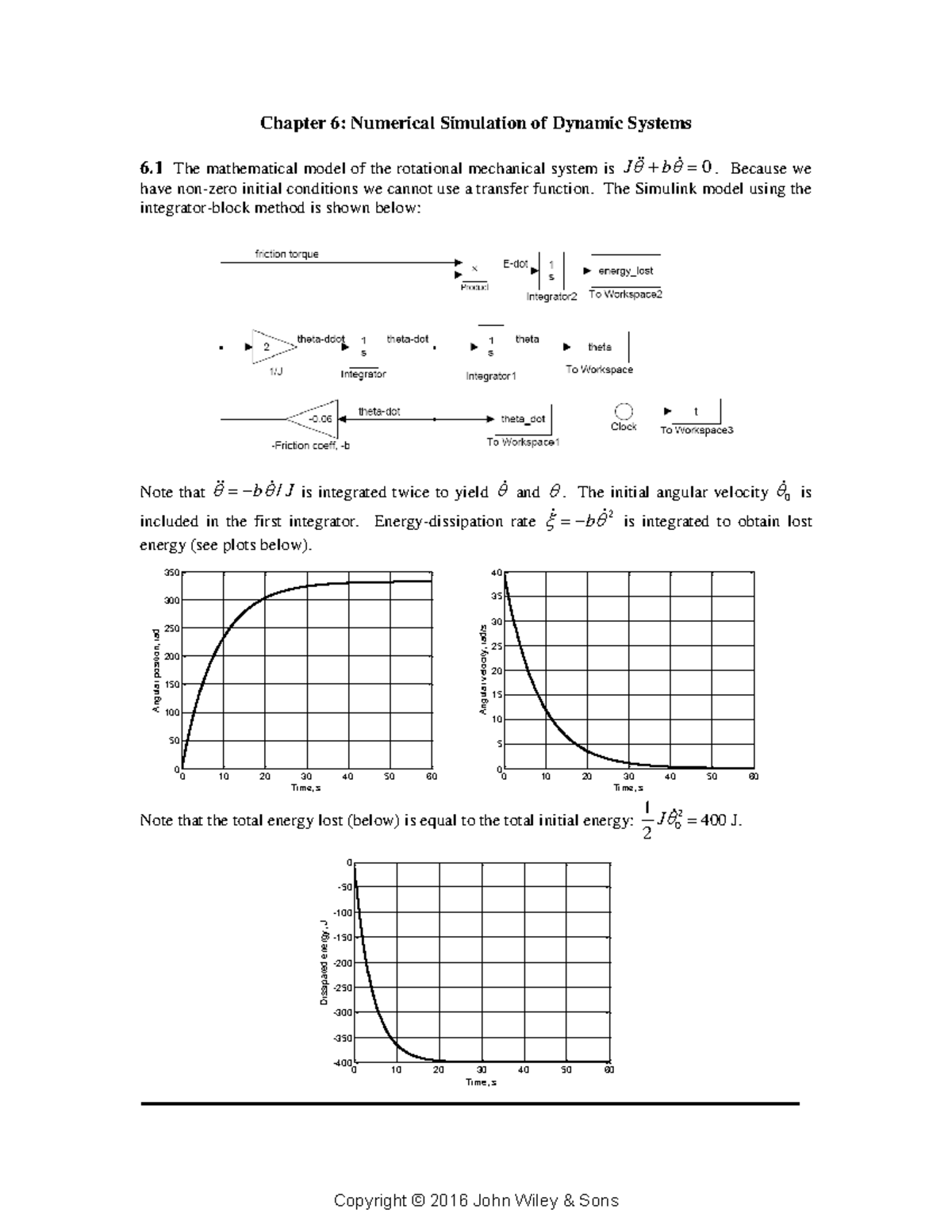 Ch06 - System dynamics and controls - Chapter 6: Numerical Simulation ...