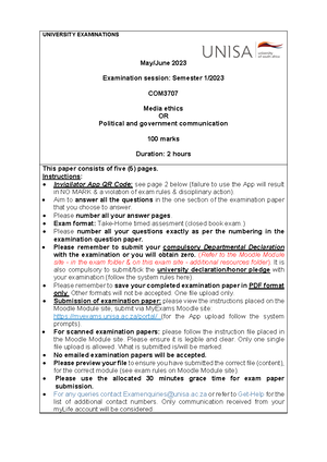 COM3703-2022-ass01-sem01 - Assignment 2: Media Ethics Guidelines ...