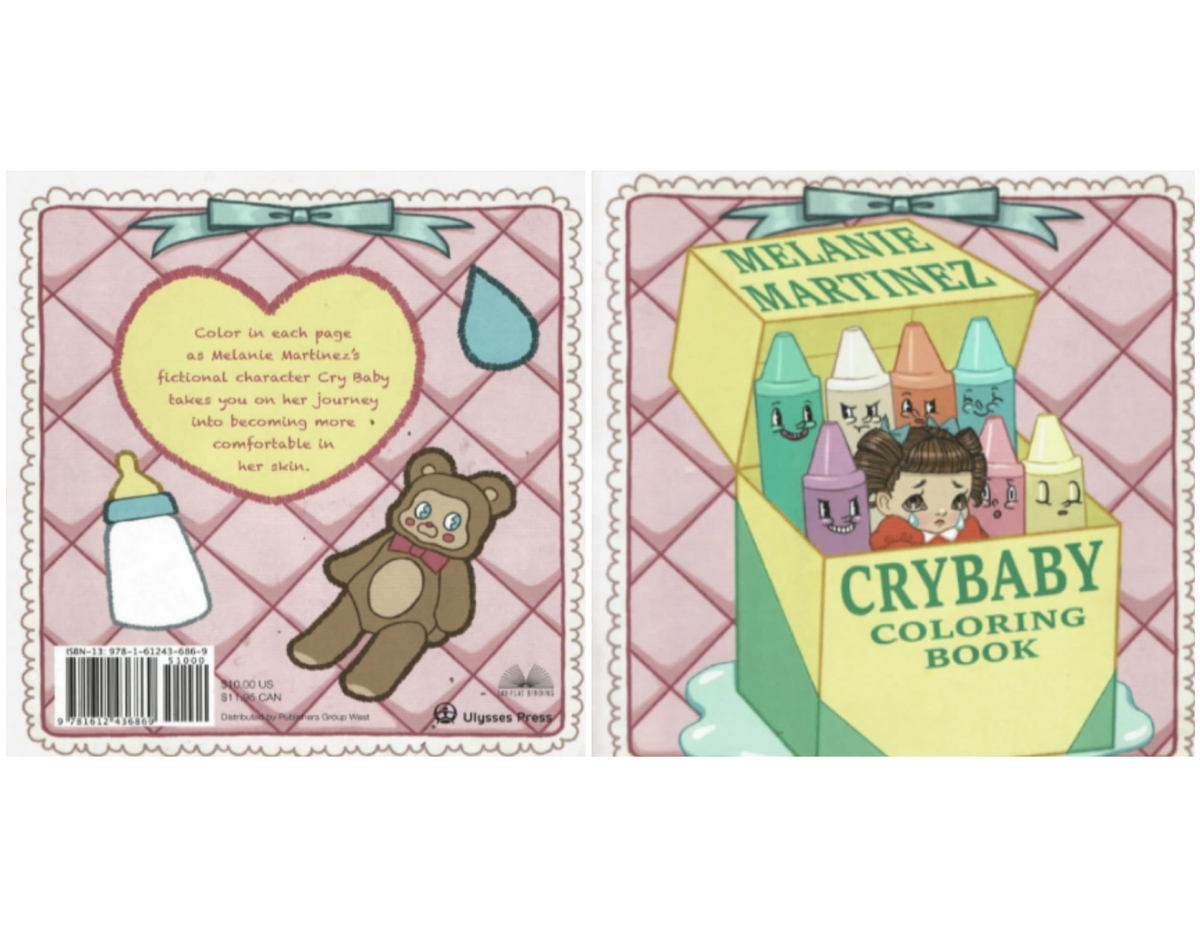 Cry baby coloring book (Hoja tamaño carta) MELAS MARTTN Color in each