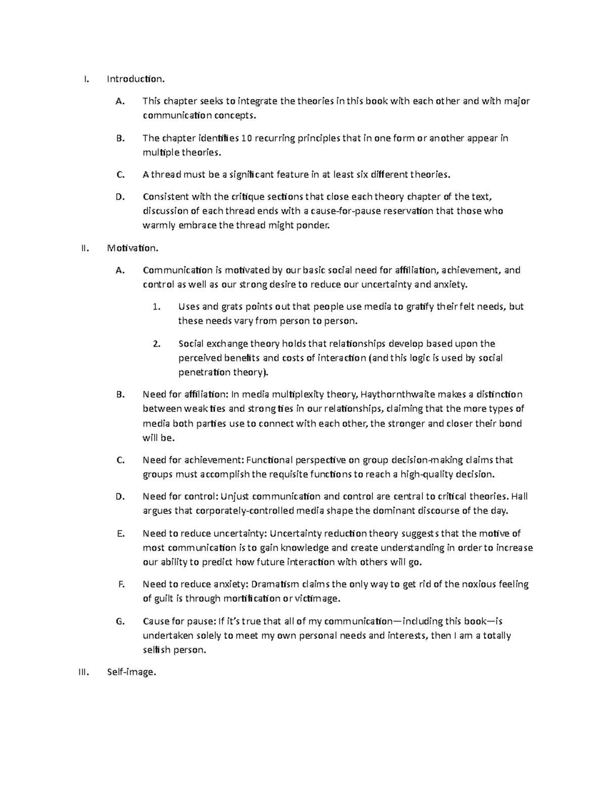 Common Threads - Notes - I. II. Introduction. A. This chapter seeks to ...