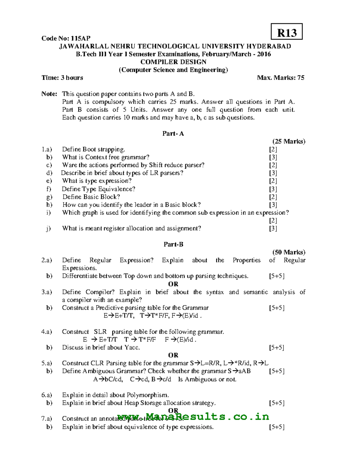 115AP032016 - good - Code No: 115AP JAWAHARLAL NEHRU TECHNOLOGICAL ...