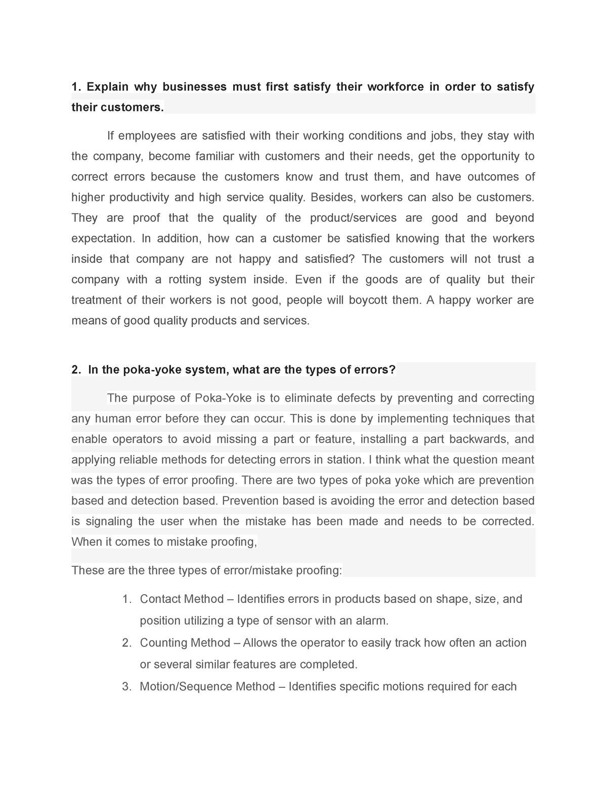 how to satisfy customer needs essay