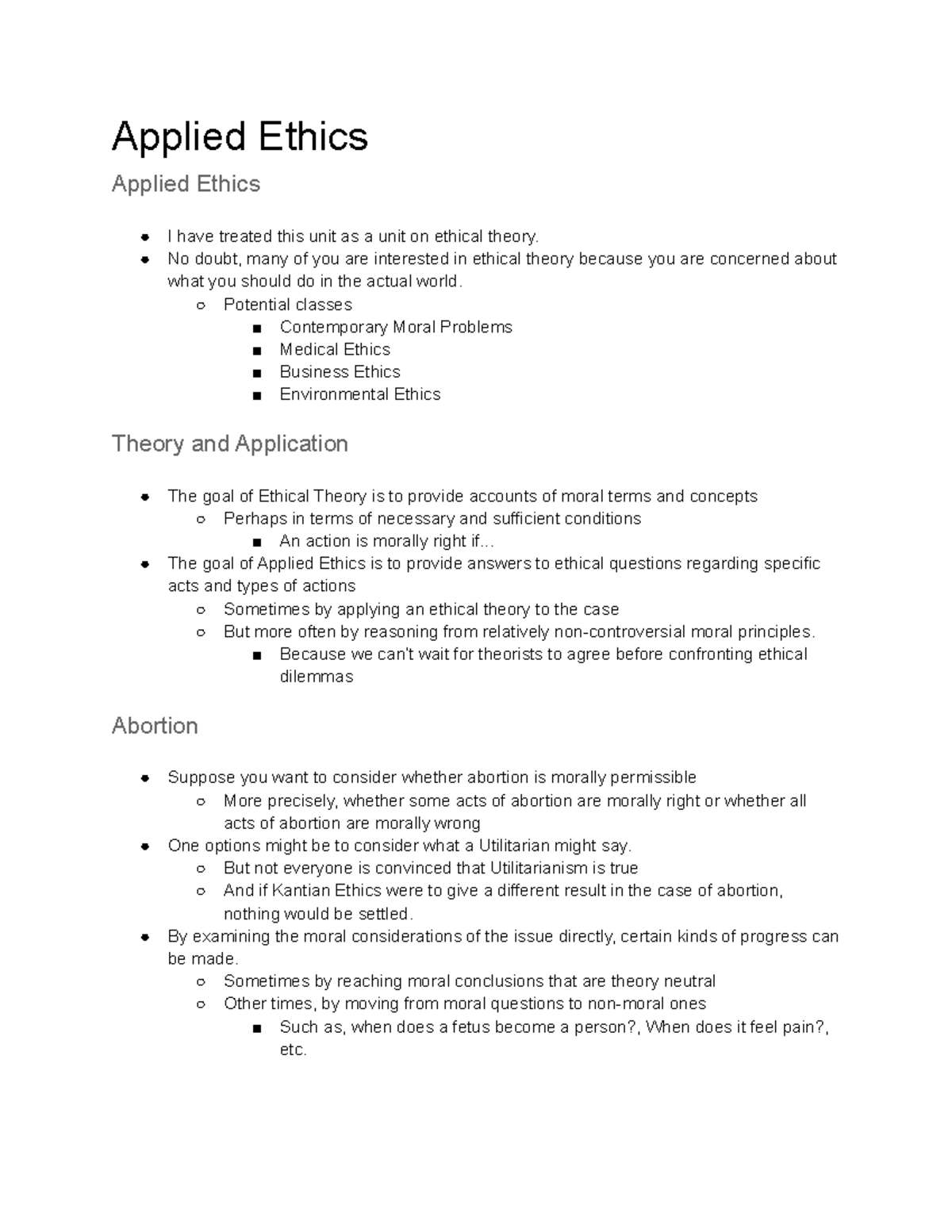 applied ethics essay topics