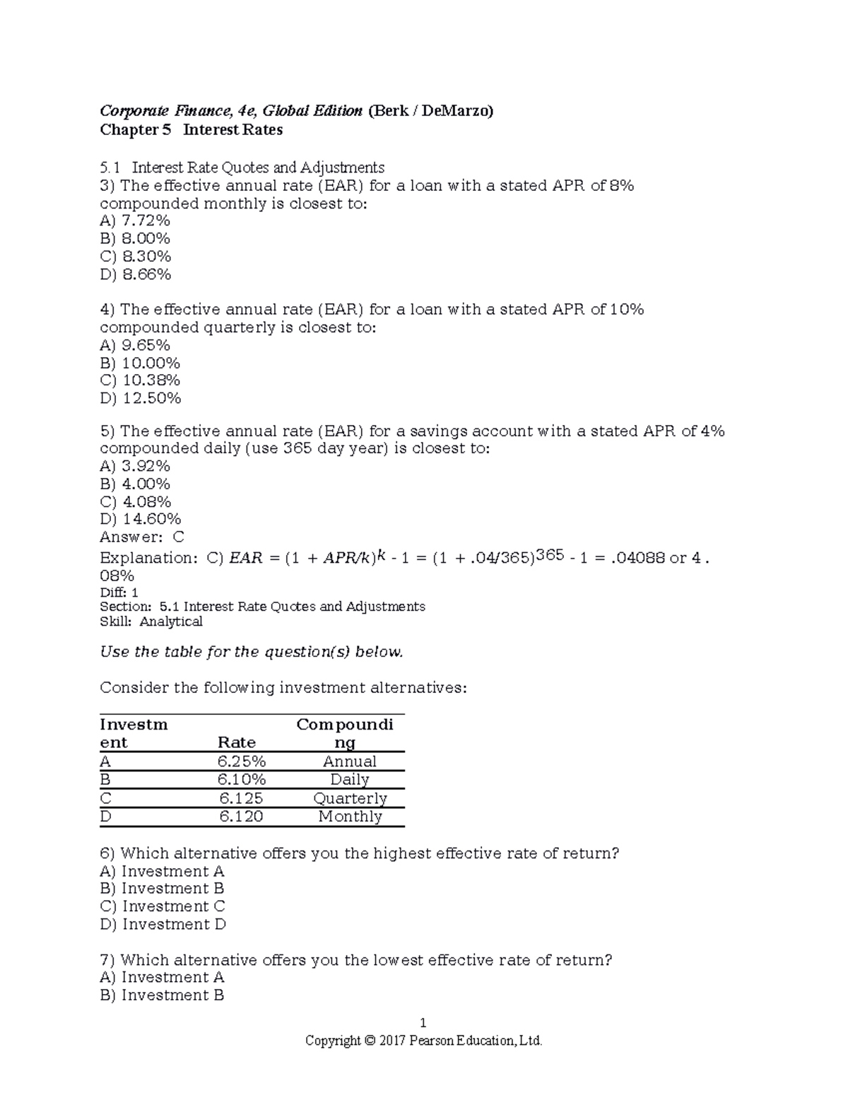 Practical Exercises Examples