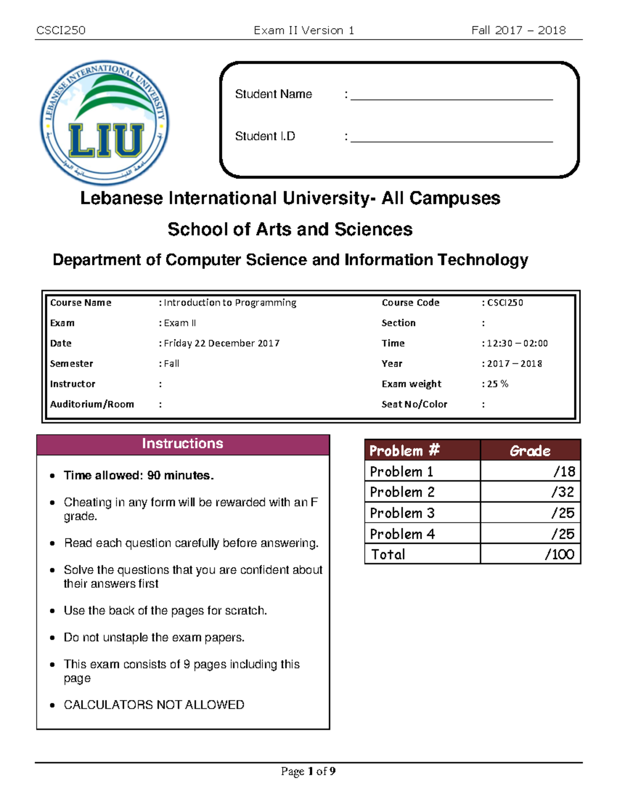 Exam 15 November 2019 Questions Warning Tt Undefined Function 32 Warning Tt Undefined Exam 15 November 2019 Questions Warning Tt Undefined Function 32 Warning Tt Undefined