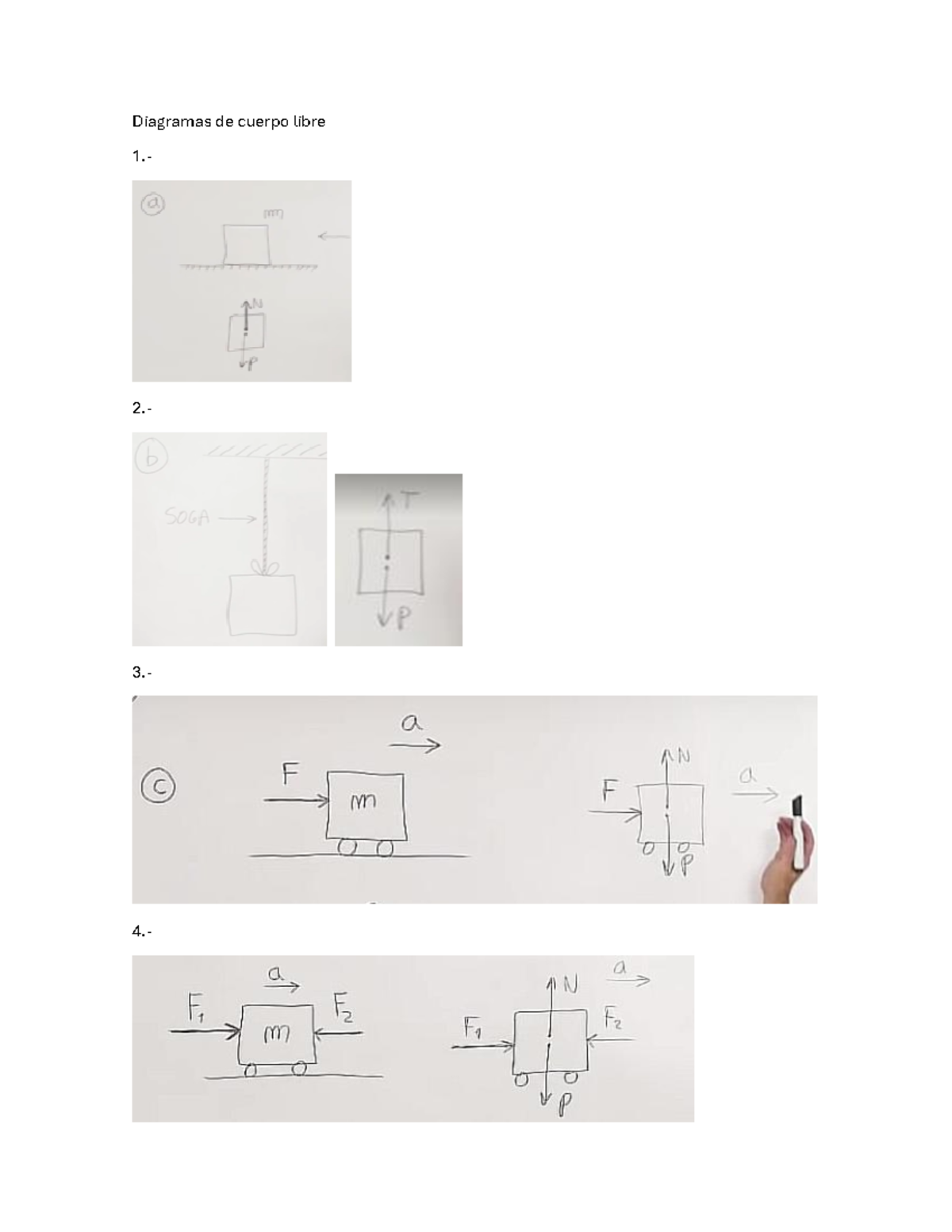 Evidencia 1 - Física I: Cinemática Y Dinámica - Diagramas De Cuerpo ...