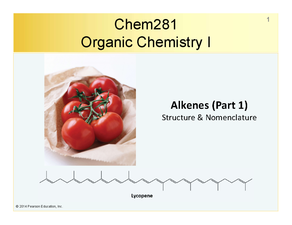 Week 5 - Part 1 Lecture - CHEM 281 - SFU - Studocu