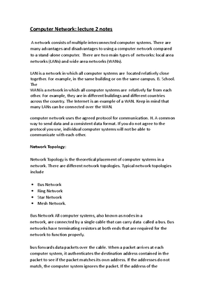 Network – routing lecture note - 126 Network – routing lecture note ...