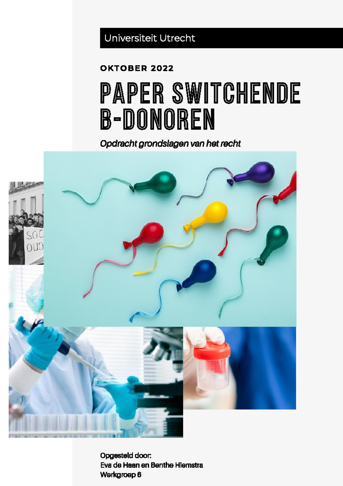 Paper Switchende B- Donoren 11 Okt - Paper Grondslagen Van Het Recht ...