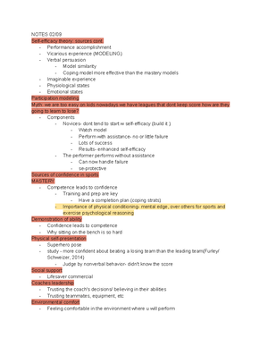 Sep 2 notes - peak performance - NOTES 01/ Fallacy athletes/exercisers ...
