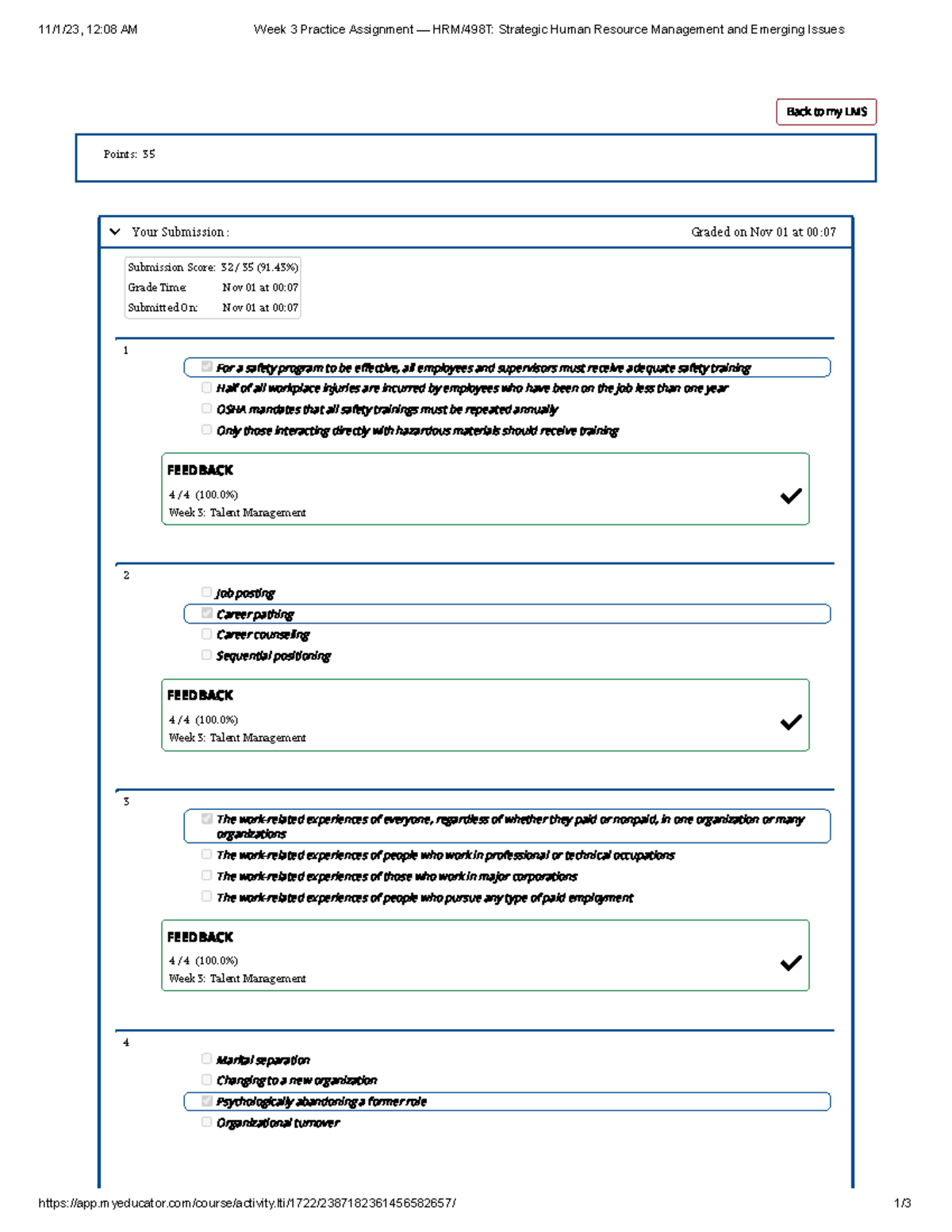 Week 3 Practice Assignment — HRM 498 T Strategic Human Resource ...