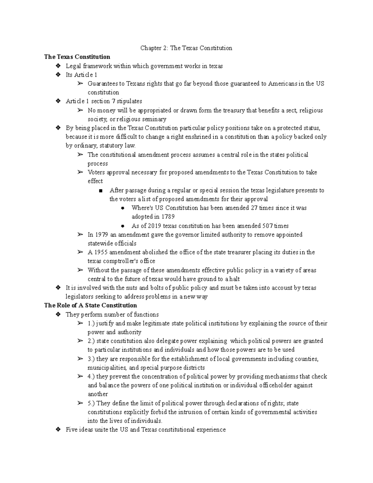 Chapter 2 The Texas Constitution - Chapter 2: The Texas Constitution ...